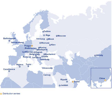 Zakres geograficzny działalności Asbisu